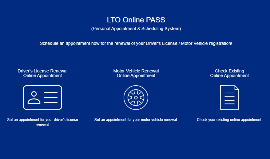 LTO online pass